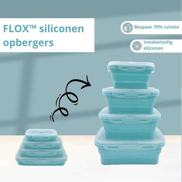 FLOX™ siliconen opbergers