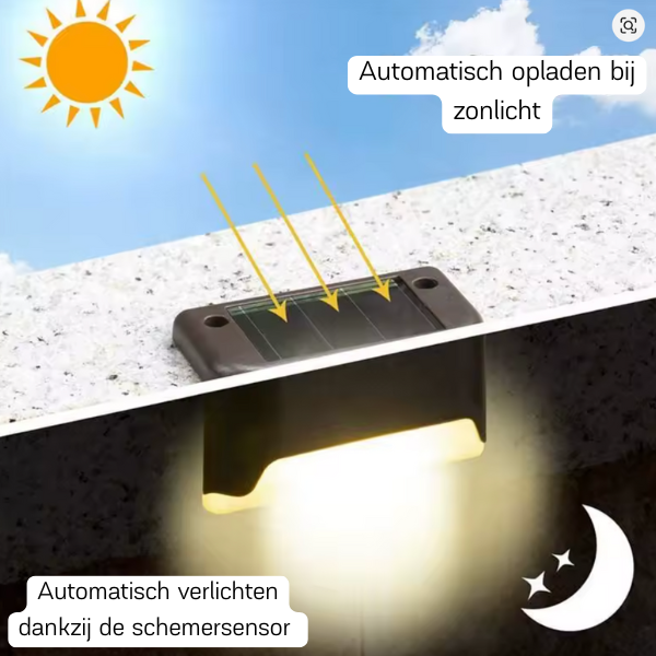 LumiStep - Draadloze solar ledlampen