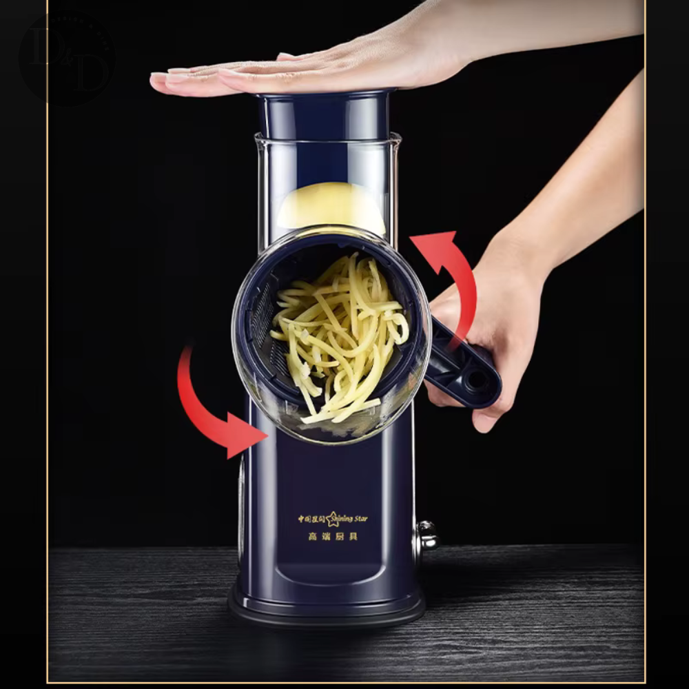 Twisting shredder - 5 in 1 keukenmachine