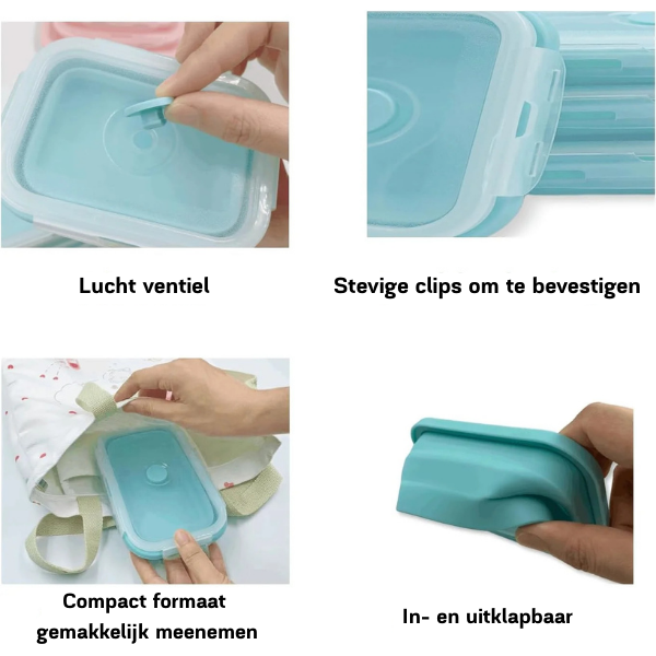 FLOX™ siliconen opbergers
