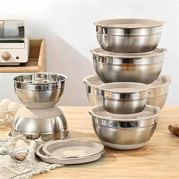 Deksela™ GripBowls multifunctionele RVS schalenset