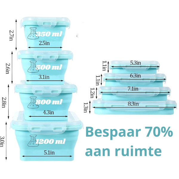 FLOX™ siliconen opbergers