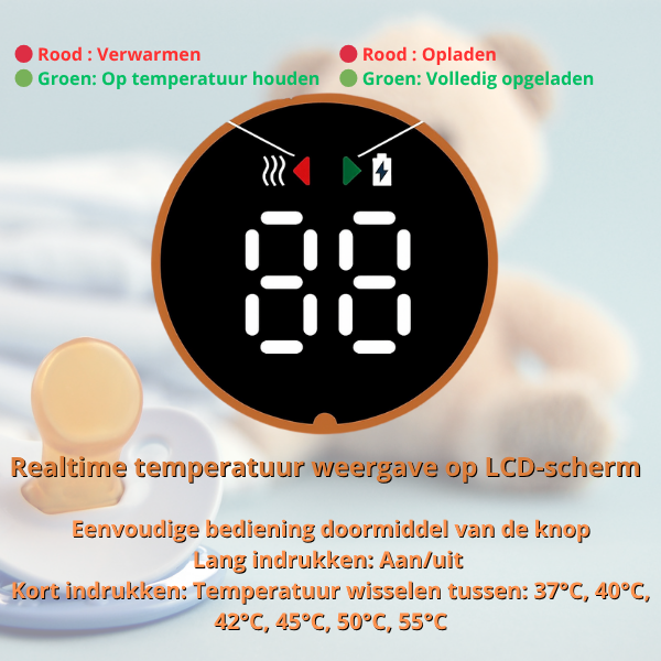 Kleverkiddie™ QuickSip - warme melk, blije baby