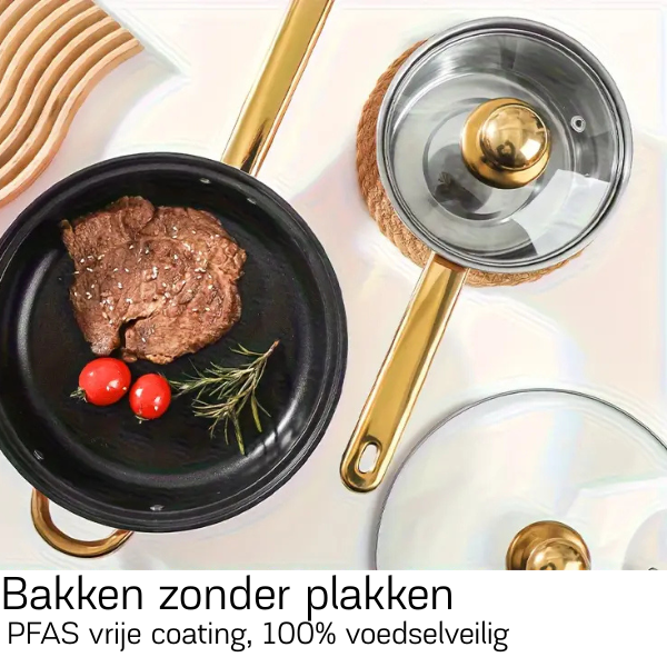 Aurum 12-delige pannenset