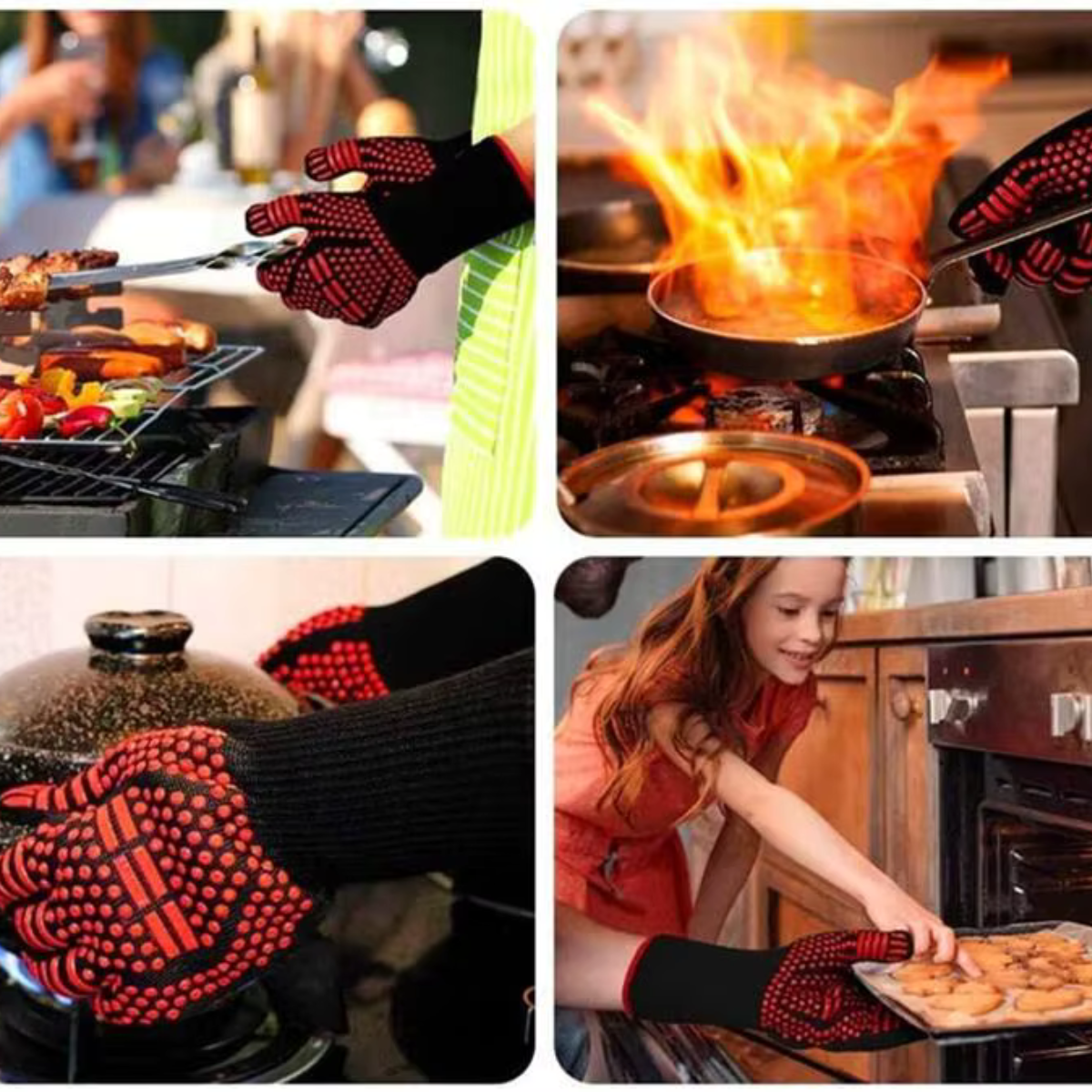 FireGuard - BBQ handschoenen tot 800°C