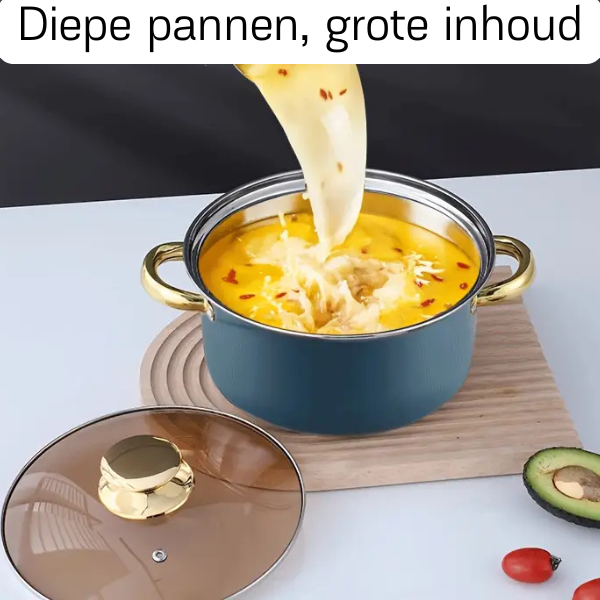 Aurum 12-delige pannenset