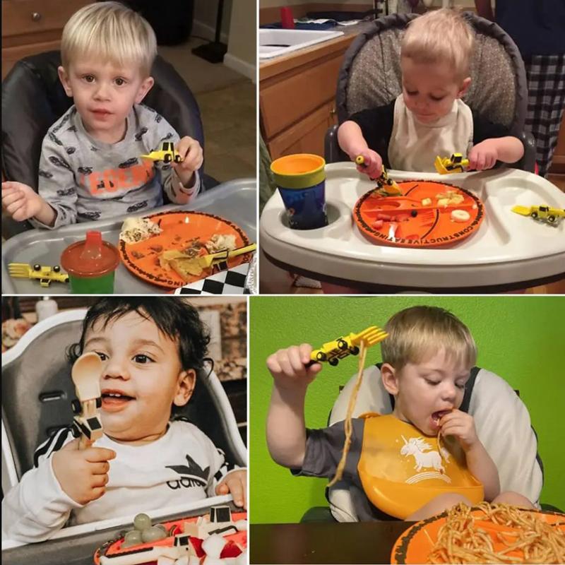 Digger™ Speels kinderservies - 3 varianten