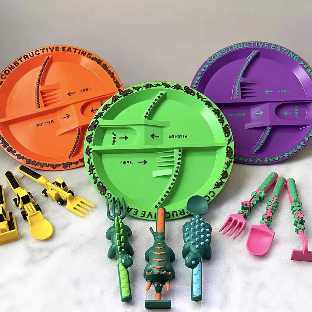 Digger™ Speels kinderservies - 3 varianten