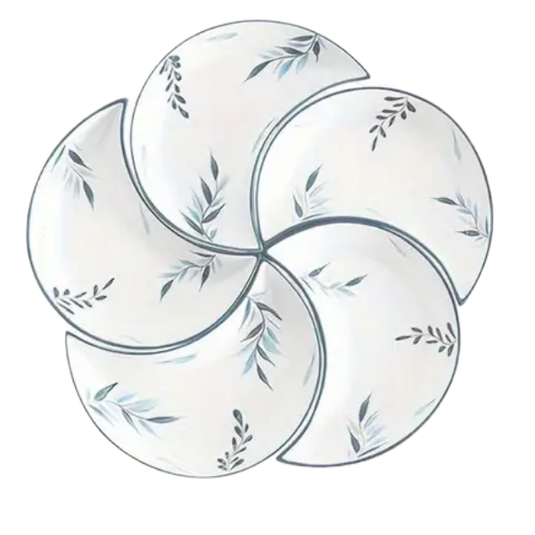 Lunar Luxe : 5-delige keramische maanschotel set