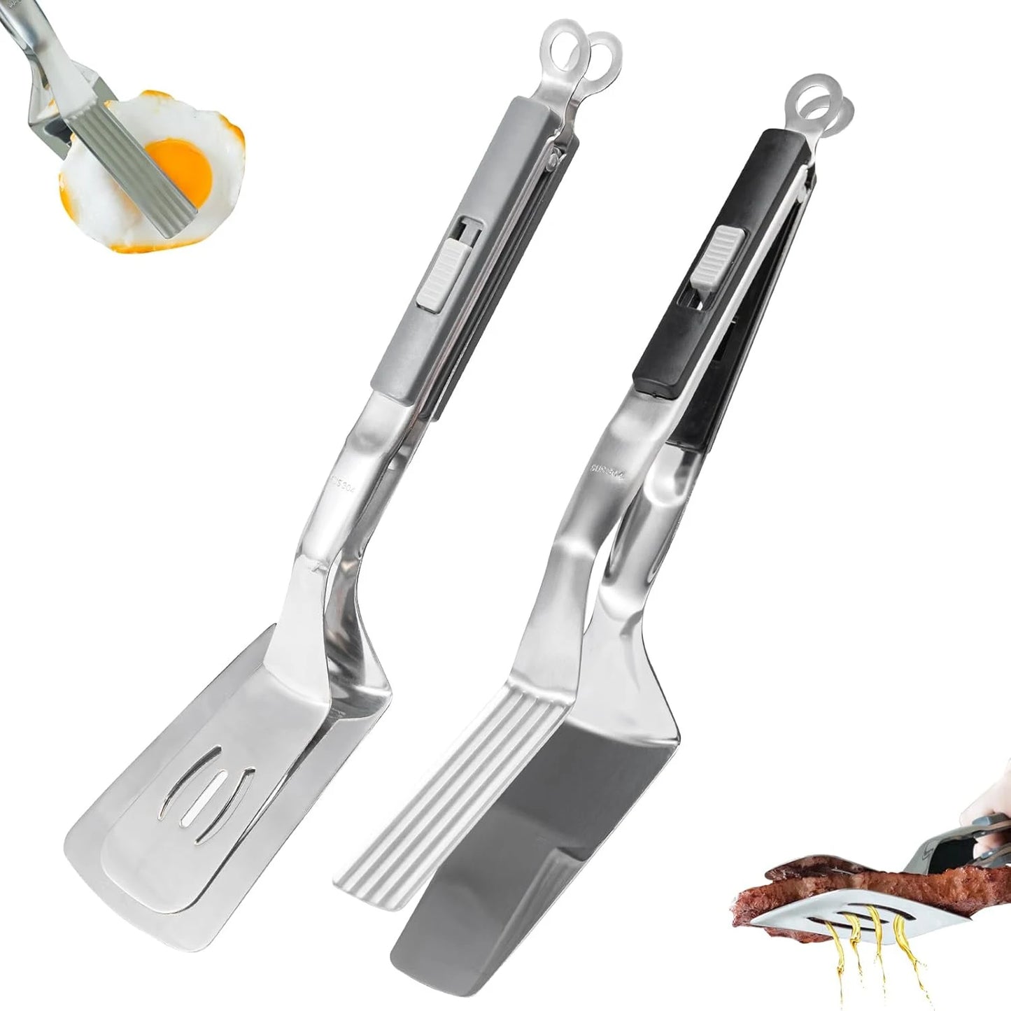 Grip en flip 2 in 1 BBQ tang