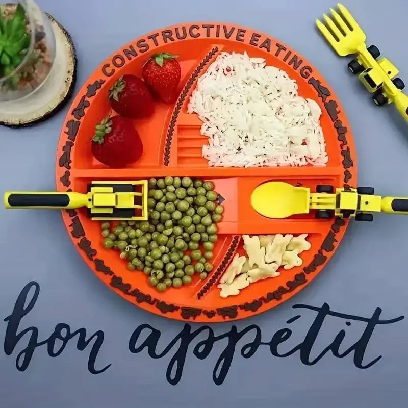 Digger™ Speels kinderbestek - 3 varianten