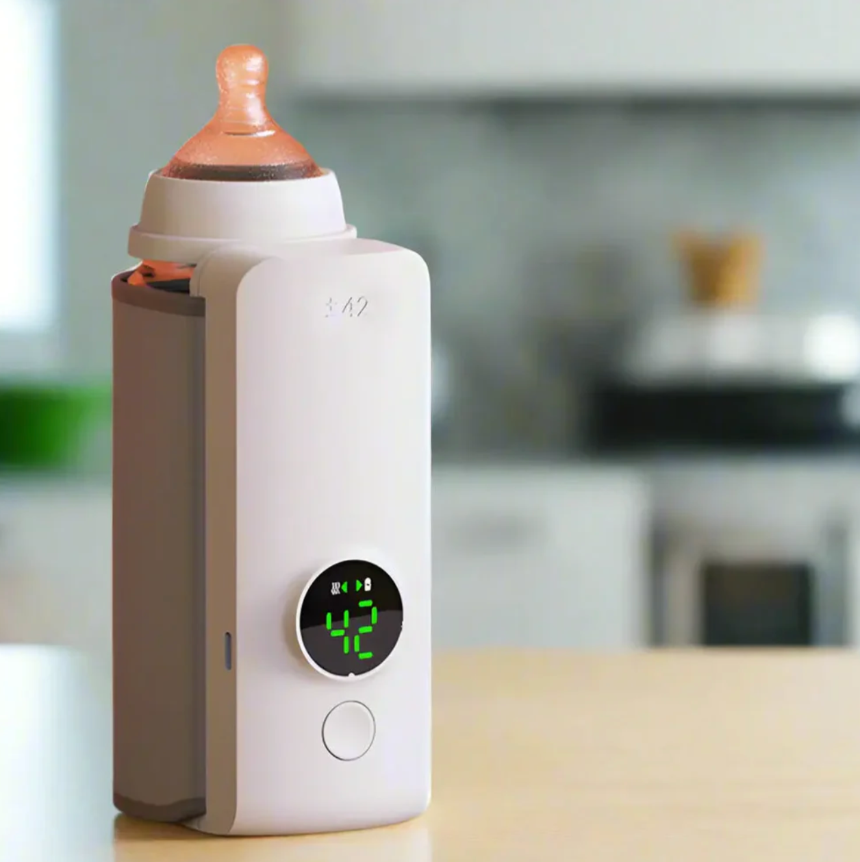 Kleverkiddie™ QuickSip - warme melk, blije baby