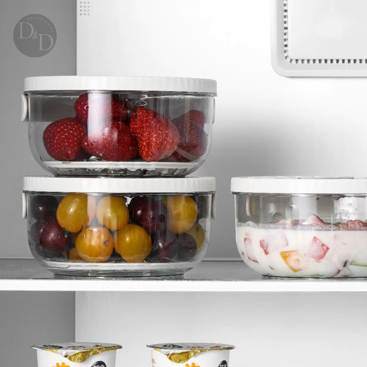 Fruitainer 1+1 GRATIS - Afspoelen, meenemen en opbergen
