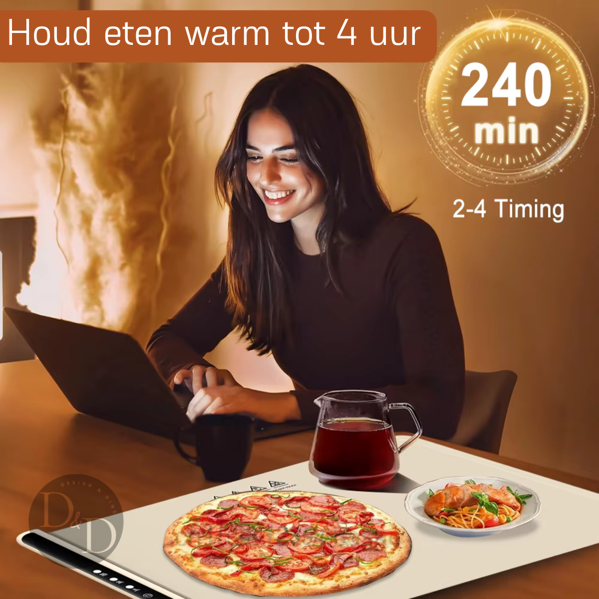 Stayhot - elektrisch verwarmde placemat