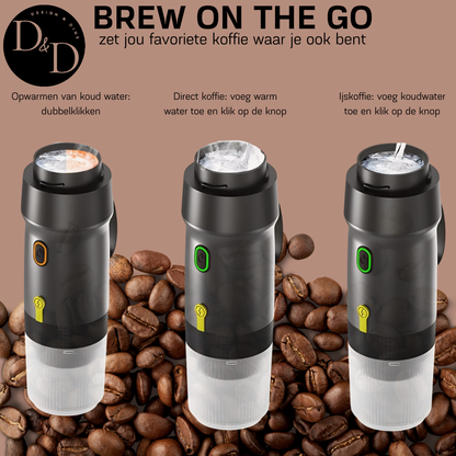 Brew on the go - draadloze koffiemachine