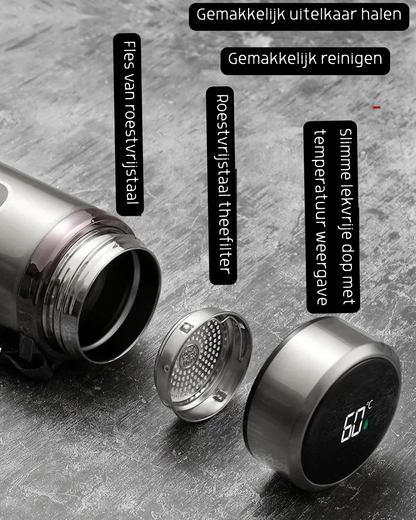 TEMP'on Thermosfles incl. geïntegreerd theezeef