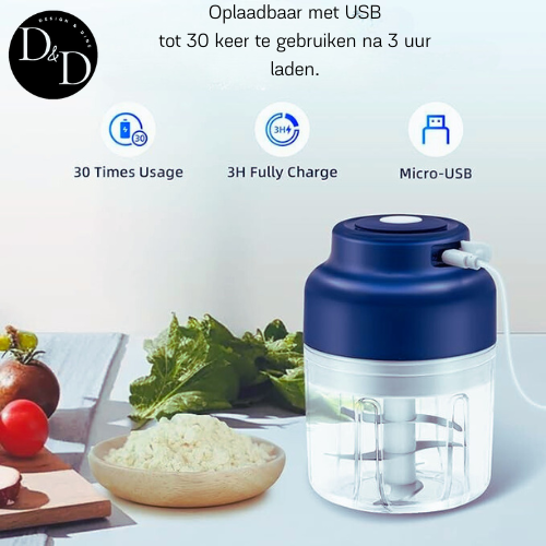 ChopMate – Elektrische mini groentesnijder