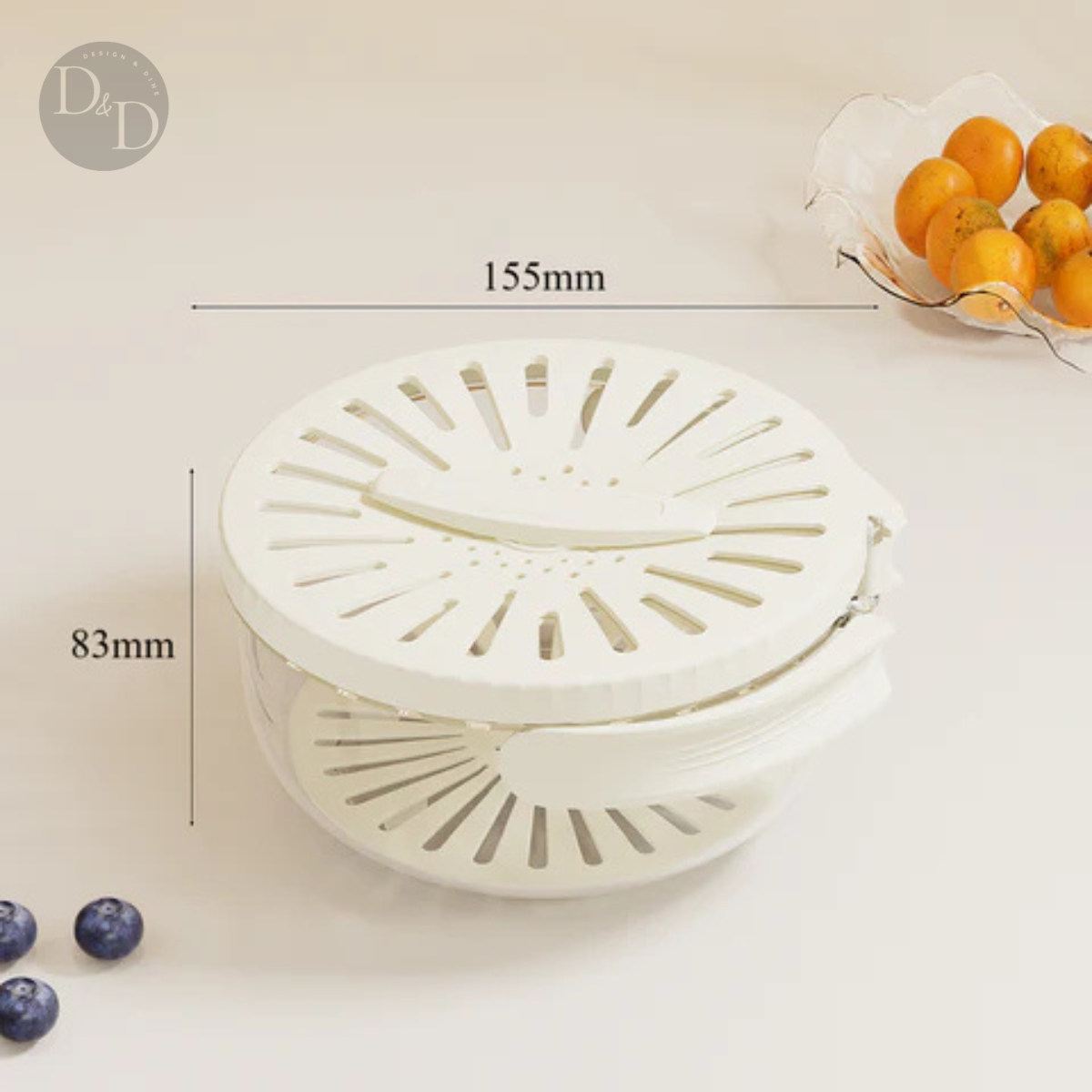 Fruitainer 1+1 GRATIS - Afspoelen, meenemen en opbergen