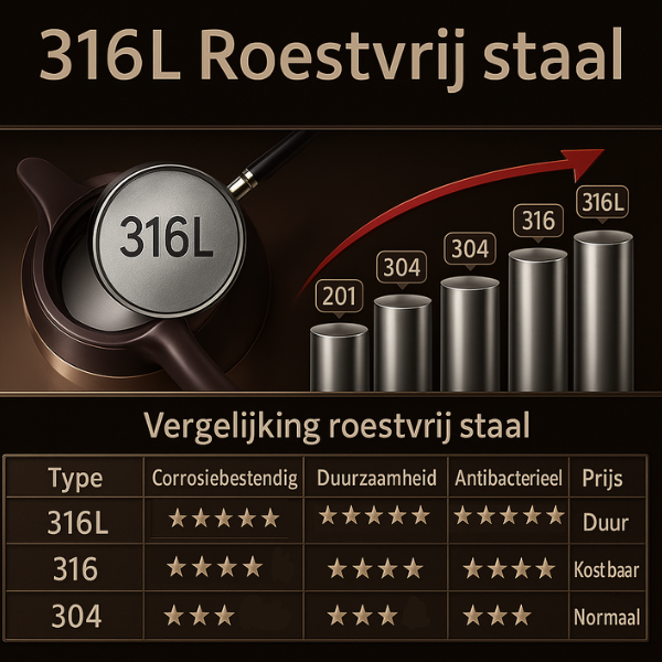 COPPER'on Hotpot - 48u+ isolatie - Incl. geïntegreerd theezeef