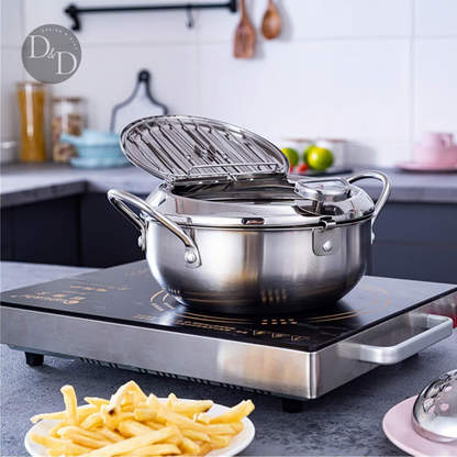 Deep frying pot