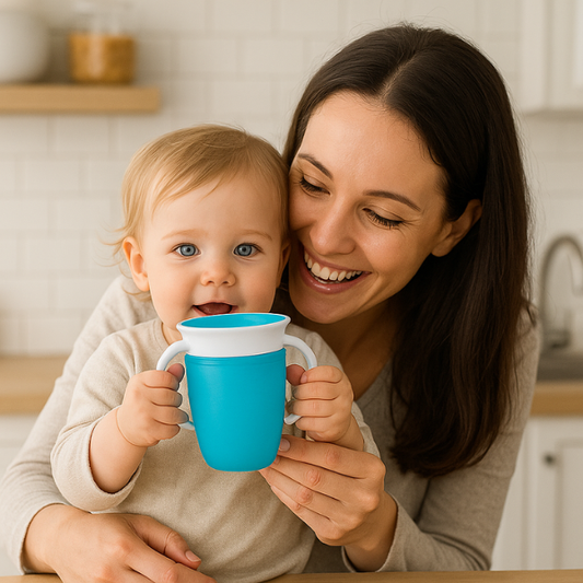 Magische baby leerbeker 240ml – lekvrije oefenbeker voor peuters