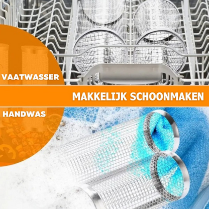 BBQ korf - Niets valt meer door je rooster