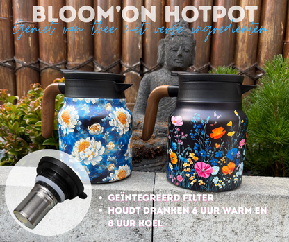 BLOOM'on Hotpot incl. geïntegreerd theezeef