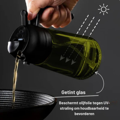 Chef's mist  - 2 in 1 olie spray + UV protectie glas