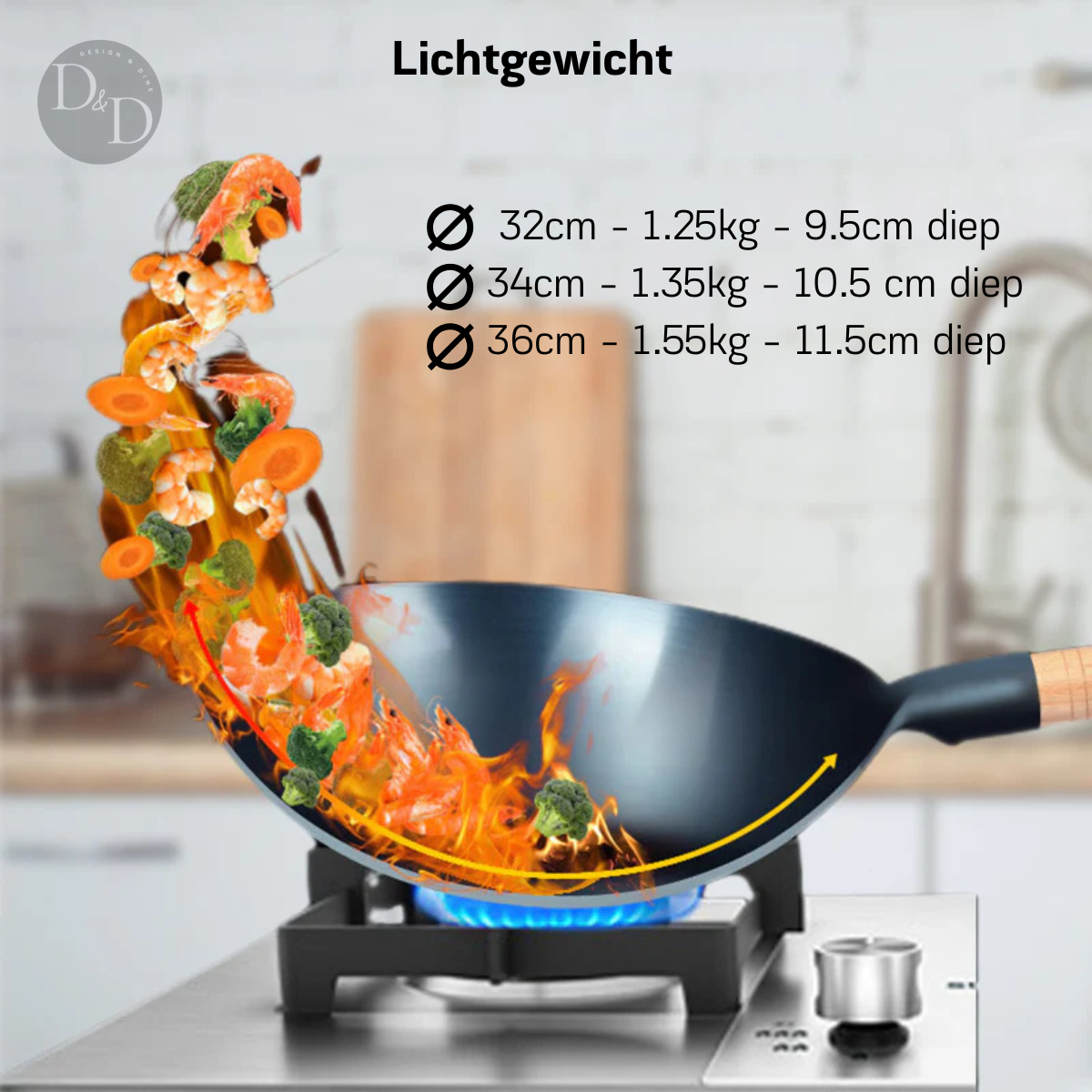 Cuyun Wok - Non-stick zonder schadelijke coating