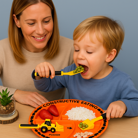 Digger™ Speels kinderbestek - 3 varianten