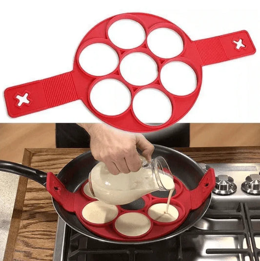 Poffer de pof- Siliconen poffertjes vorm
