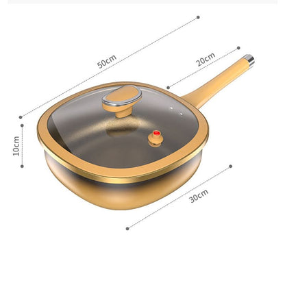 Culinara™ Titanium 12 inch Anti-aanbakpan met deksel - Design & Dine